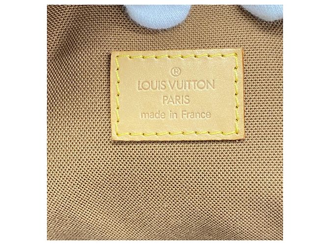 Borsa a mano orizzontale Lockit Monogram Louis Vuitton Marrone - vista 5