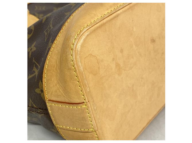 Borsa a mano orizzontale Lockit Monogram Louis Vuitton Marrone - vista 6