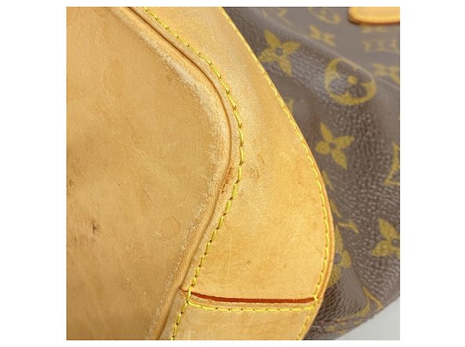 Borsa a mano orizzontale Lockit Monogram Louis Vuitton Marrone - vista 7