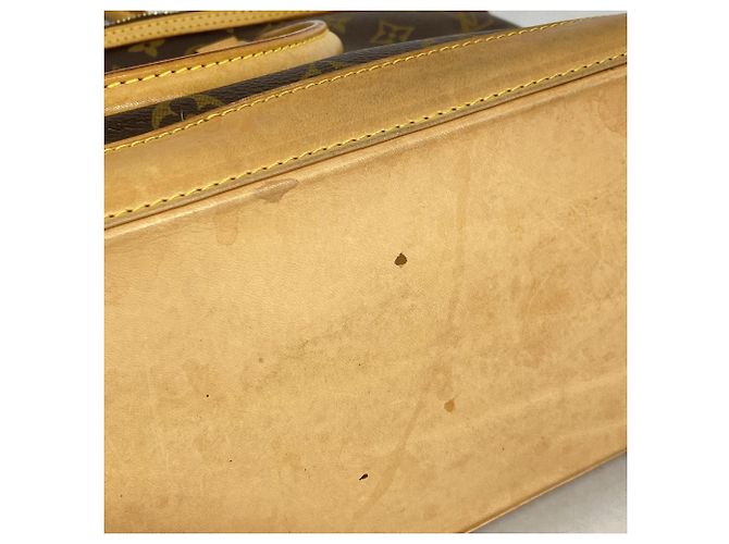 Borsa a mano orizzontale Lockit Monogram Louis Vuitton Marrone - vista 8