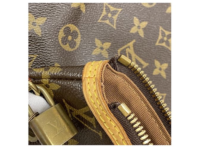 Borsa a mano orizzontale Lockit Monogram Louis Vuitton Marrone - vista 9