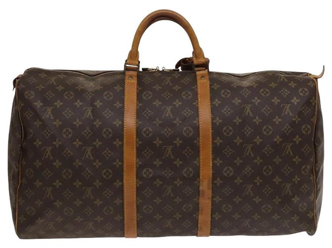 Louis Vuitton Keepall Monogram Canvas 60 Marrone - vista 2