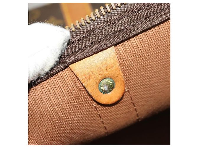 Louis Vuitton Keepall Monogram Canvas 60 Marrone - vista 7