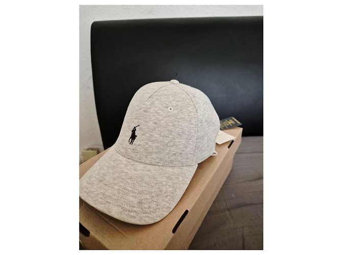 Cappellino Polo Ralph Lauren Grigio Melange - vista 2