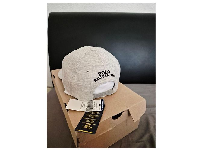 Cappellino Polo Ralph Lauren Grigio Melange - vista 4