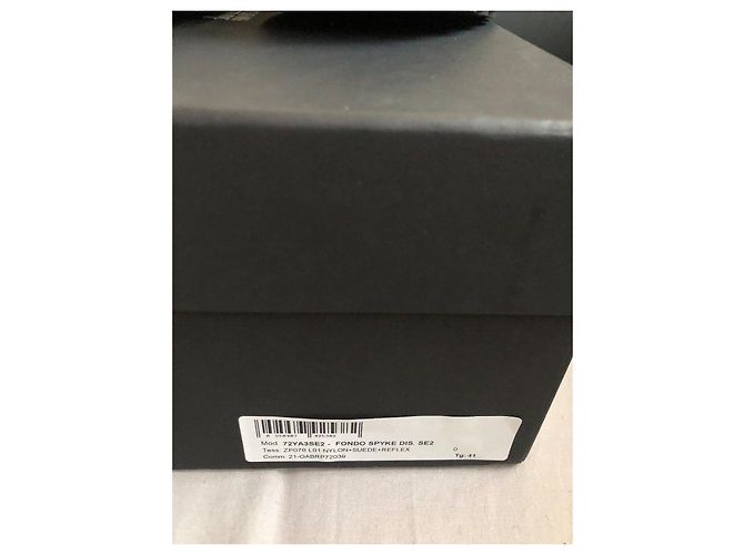 Sneaker Versace Jeans Couture neri in camoscio e nylon Nero Bianco - vista 7