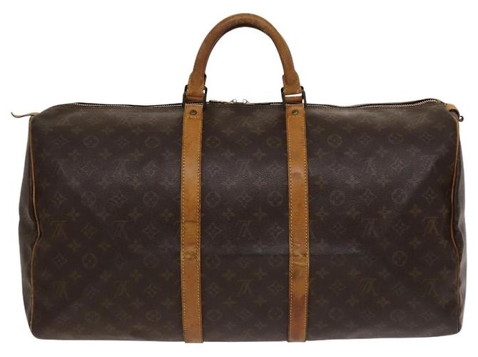 Louis Vuitton Keepall Monogram Canvas 55 Marrone - vista 2