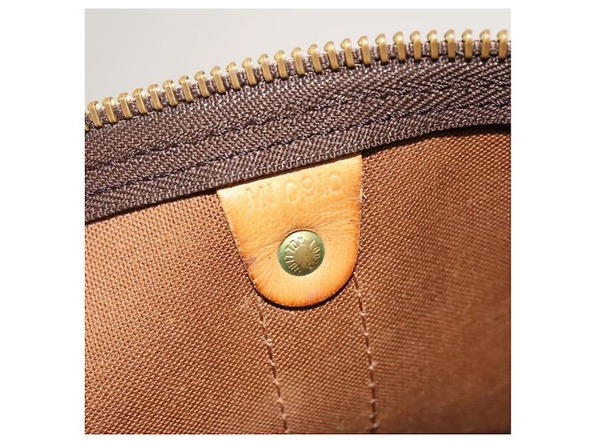Louis Vuitton Keepall Monogram Canvas 55 Marrone - vista 7