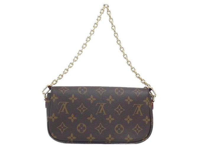 Borsa a Spalla Ivy Wallet on Chain Monogram Louis Vuitton Marrone - vista 2