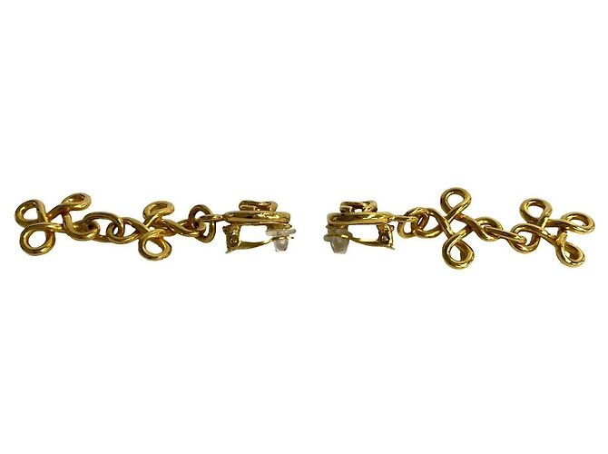 CHANEL Coco Mark Ohrringe Golden Metallisch - Ansicht 5