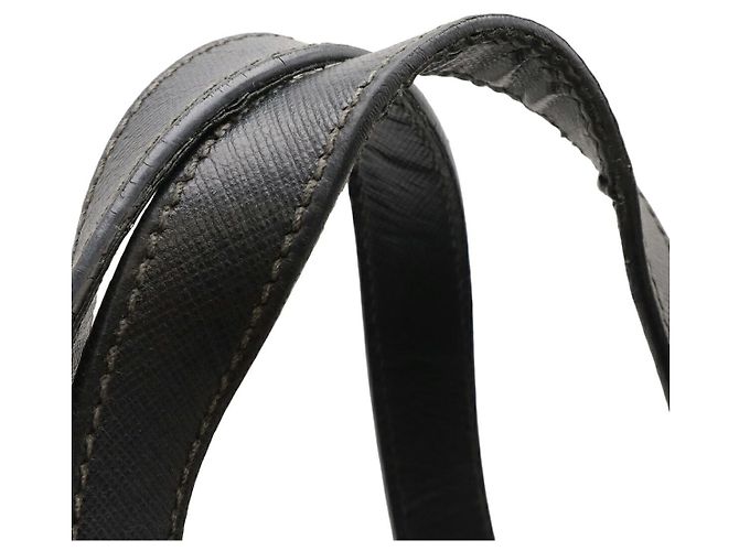 Borsa tote 2 in 1 in nylon e pelle Prada Nero - vista 5