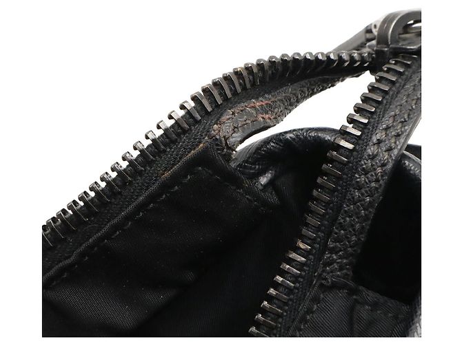 Borsa tote 2 in 1 in nylon e pelle Prada Nero - vista 6