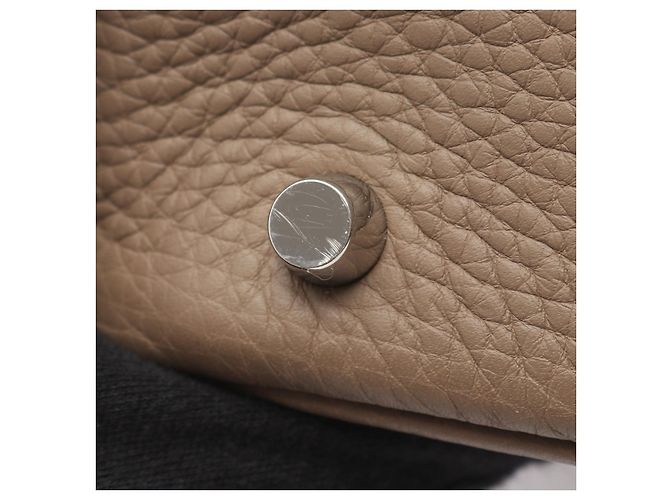 Borsa in pelle Hermès Omnibus PM Grigio - vista 3