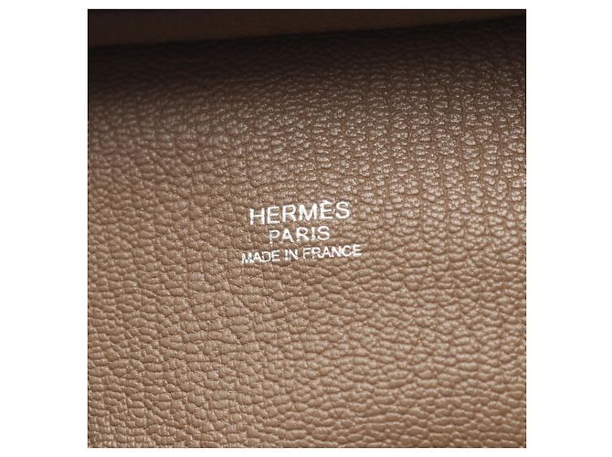 Borsa in pelle Hermès Omnibus PM Grigio - vista 6