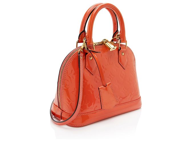 Louis Vuitton Monogram Vernis Alma BB Handtasche Orange - Ansicht 2