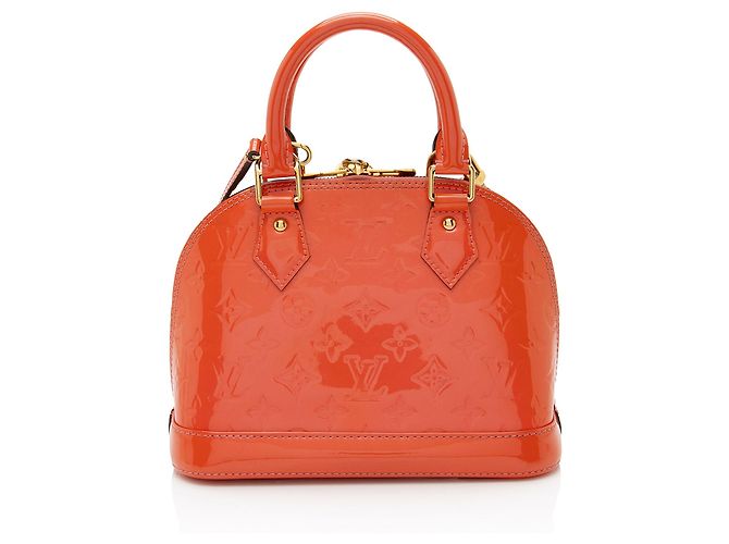 Louis Vuitton Monogram Vernis Alma BB Handtasche Orange - Ansicht 3