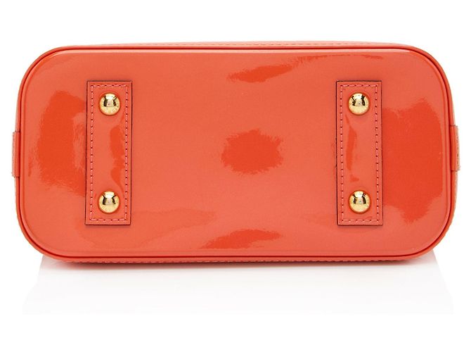 Louis Vuitton Monogram Vernis Alma BB Handtasche Orange - Ansicht 4