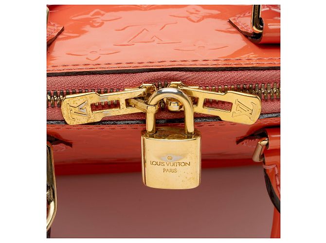 Louis Vuitton Monogram Vernis Alma BB Handtasche Orange - Ansicht 9