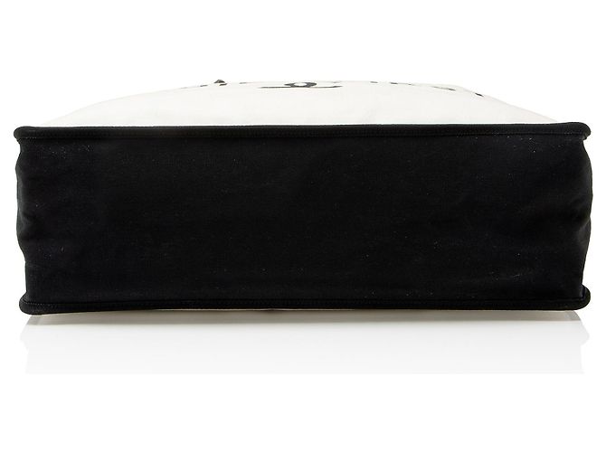 Gabrielle Chanel Canvas Let's Demonstrate Damen Shopper Tote Schwarz - Ansicht 4