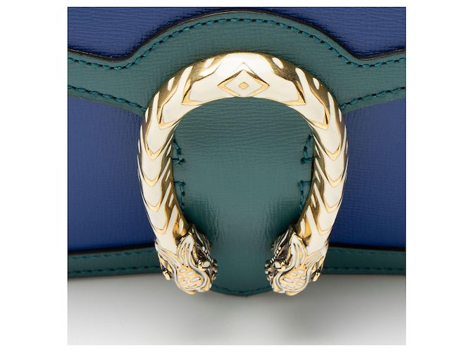 Gucci Leder Dionysus Medium Schultertasche Blau - Ansicht 9
