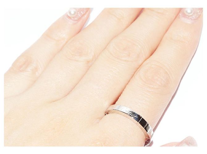 Cartier Lanieres Pt950 Ring Größe 54 Silber Metallisch - Ansicht 5