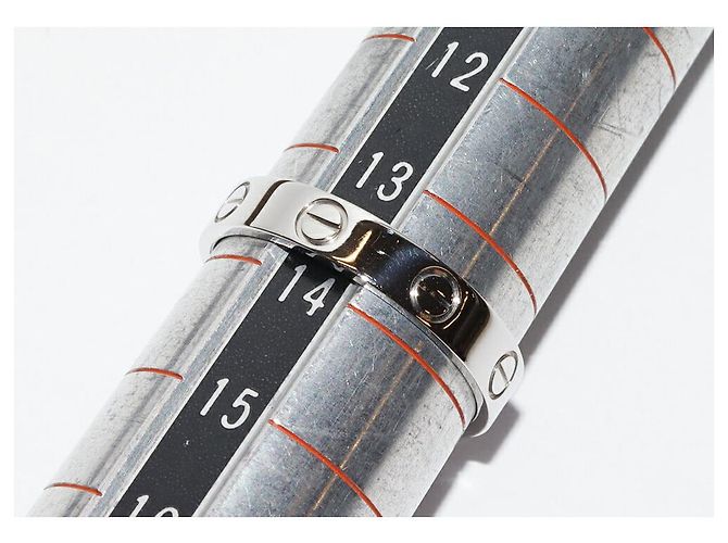Cartier Love Ring Pt950 Ringgröße 54 Silber Metallisch - Ansicht 2