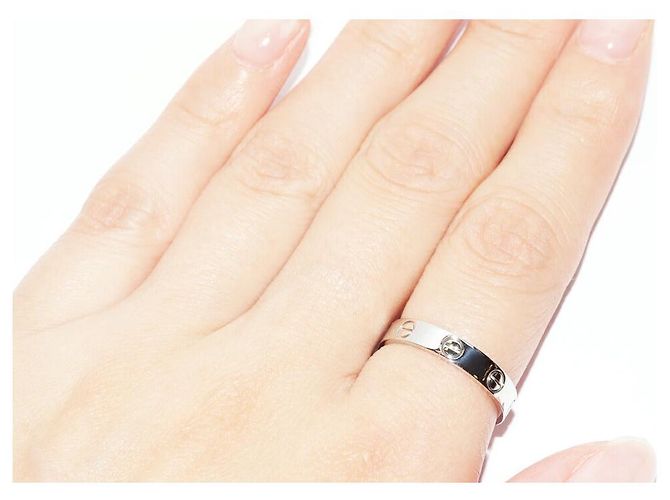 Cartier Love Ring Pt950 Ringgröße 54 Silber Metallisch - Ansicht 5