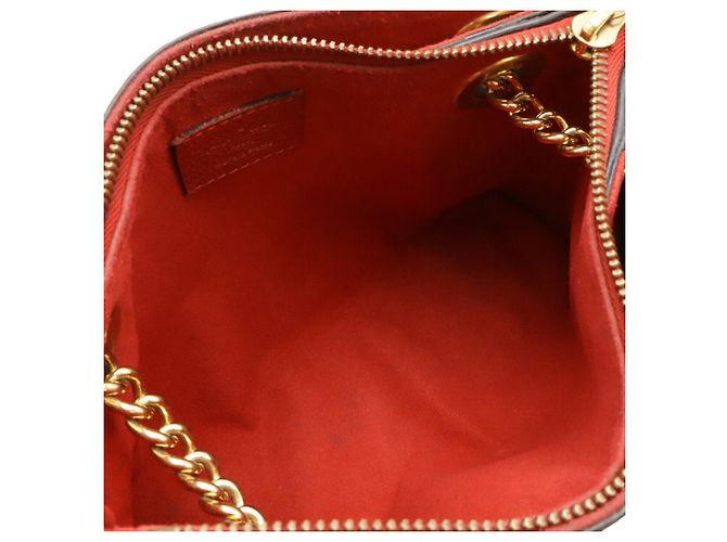 Borsa a spalla Louis Vuitton Monogram Sienne BB con catena Rosso - vista 6