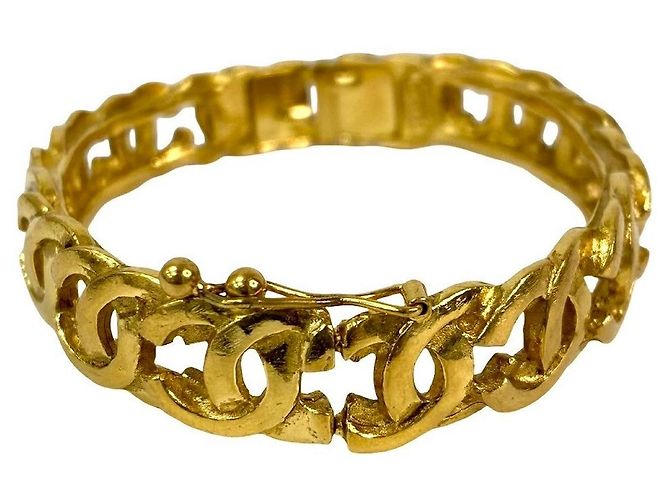 Pulsera Coco Mark de Chanel Dorado Metálico - vista 8