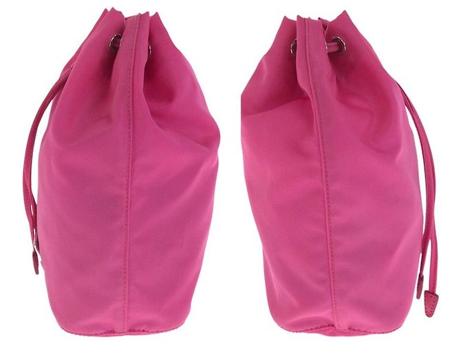 Pochette in nylon Tessuto Prada Rosa - vista 7