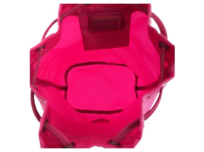 Pochette in nylon Tessuto Prada Rosa - vista 8