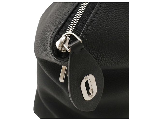 Borsa 2 in 1 Louis Vuitton Lockit PM Veau Cachemire Nero - vista 4