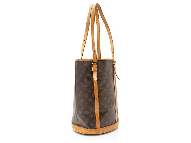 Bucket Borsa a secchiello GM in tela monogramma vintage Louis Vuitton Marrone - vista 2