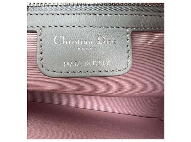 Borsa a tracolla piccola in pelle di agnello Cannage Stardust di Christian Dior - vista 4