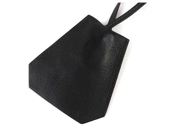 Collana in pelle Clochette Hermès Nero - vista 4