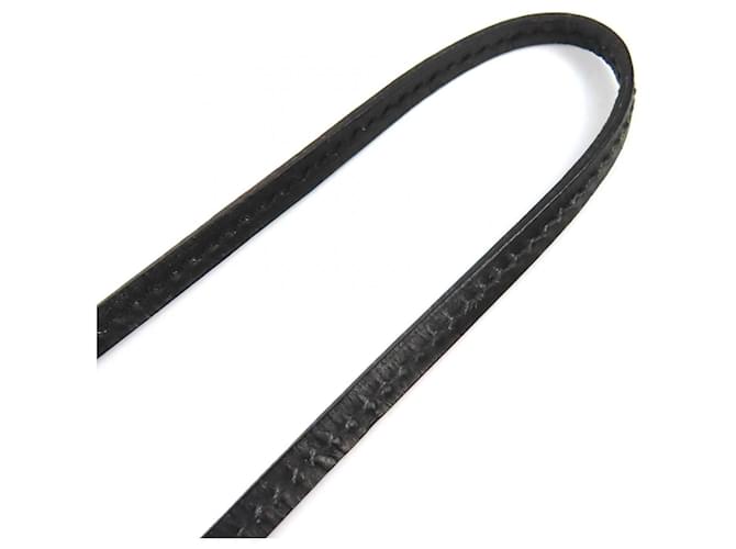 Collana in pelle Clochette Hermès Nero - vista 5