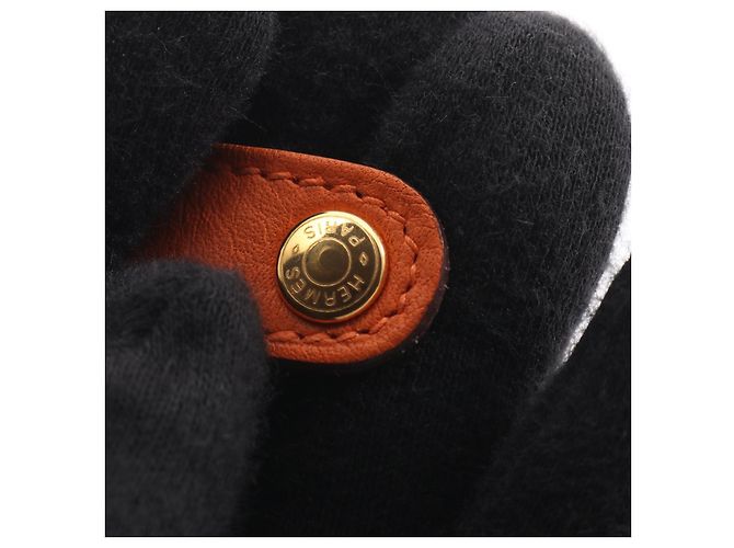 Pendente in pelle Nomade di Hermès Arancione - vista 2