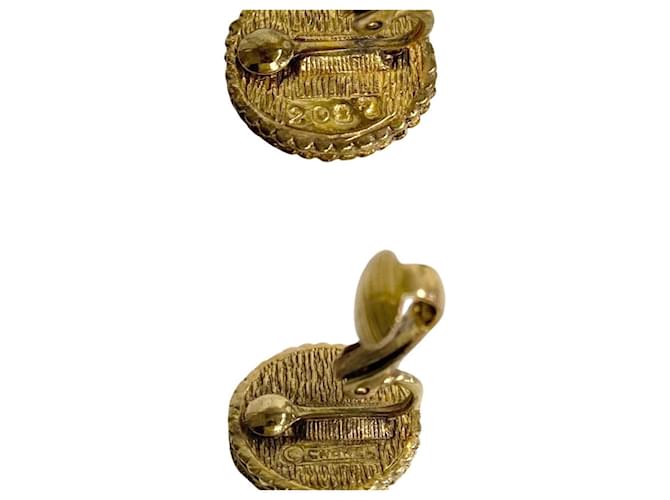 Orecchini Coco Mark di Chanel D'oro Metallico - vista 2