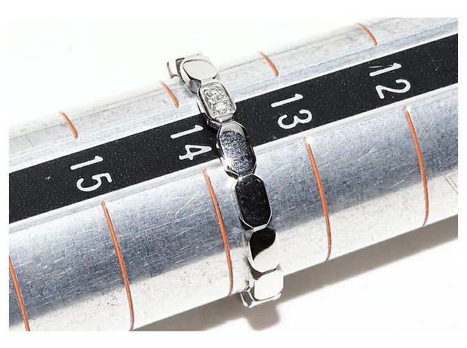 Chanel Première Promesse Pt950 Diamantring Größe 13.5 Silber Metallisch - Ansicht 2