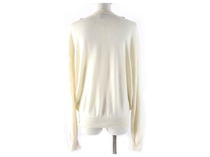 Cashmere-Pullover Louis Vuitton 1ABT67 Weiß - Ansicht 3