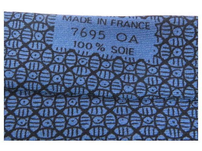 Hermès Hermes Silk Tie Blue - view 7