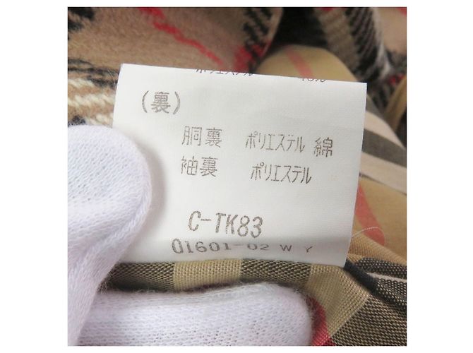 Abrigo de algodón, poliéster y lana con estampado Nova check de Burberry Beige - vista 8