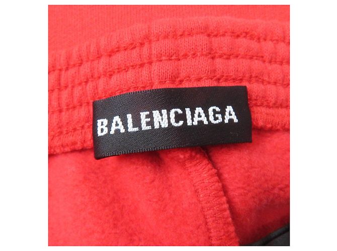Everyday Calças de algodão e poliéster com logo da campanha Balenciaga Vermelho - vista 7