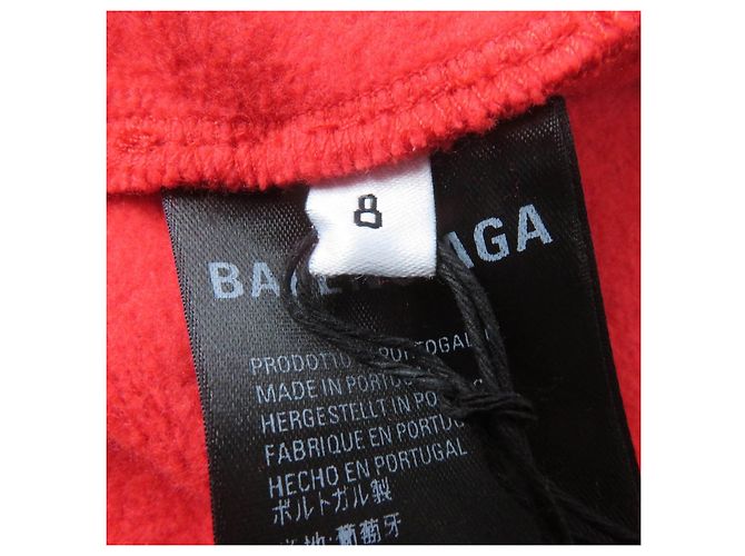 Everyday Calças de algodão e poliéster com logo da campanha Balenciaga Vermelho - vista 8