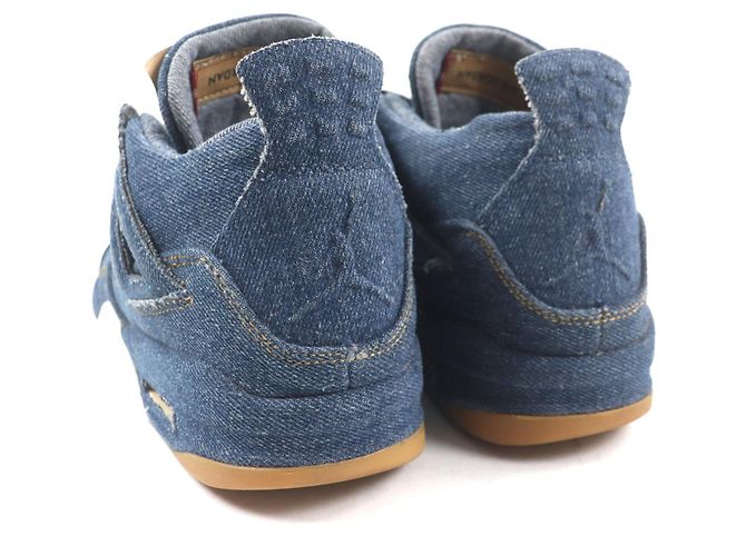 Autre Marque Sneakers Nike Air Jordan 4 Retro Levis Denim Blu - vista 4