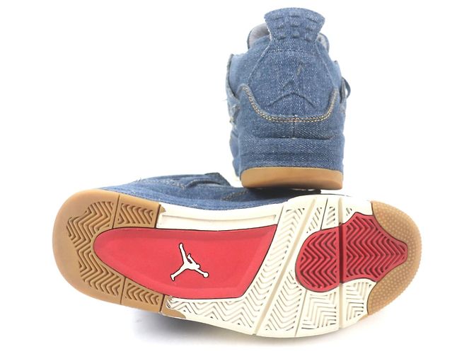 Autre Marque Sneakers Nike Air Jordan 4 Retro Levis Denim Blu - vista 5