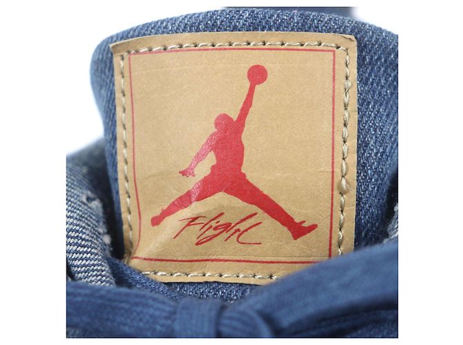 Autre Marque Sneakers Nike Air Jordan 4 Retro Levis Denim Blu - vista 7