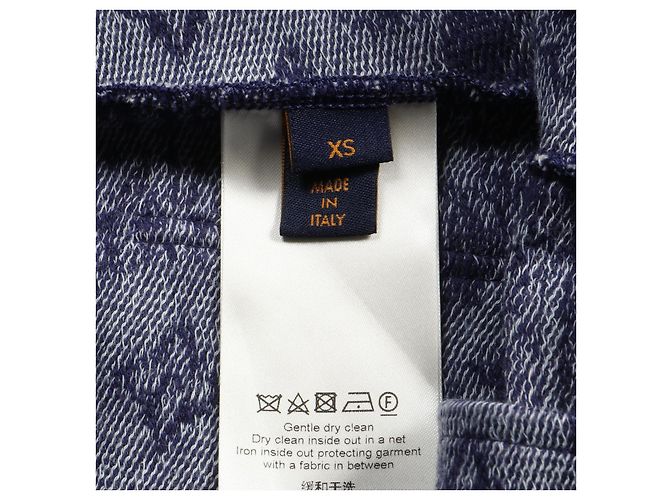 Bermuda de algodão Monogram Louis Vuitton Azul Azul marinho - vista 4