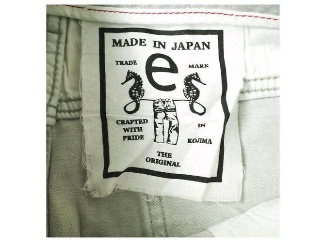 Autre Marque JEANS SEA HORSE SLIM Jeans de algodón y poliuretano Castaño - vista 9