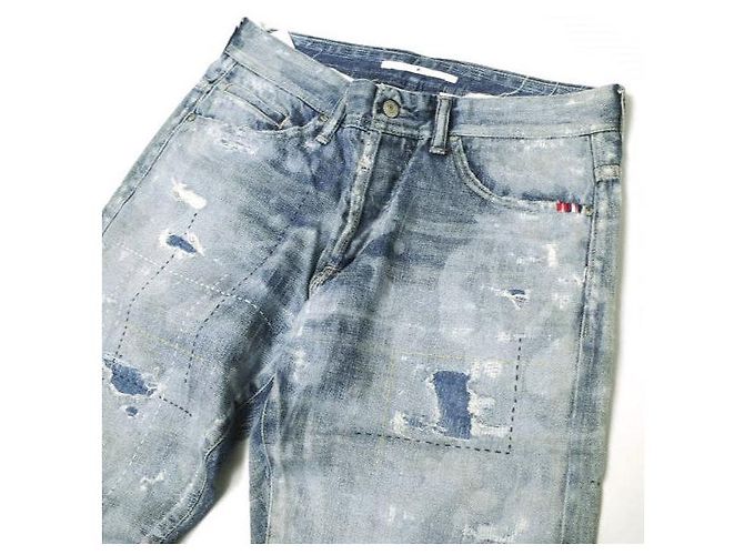 Autre Marque JEANS SELVEDGE RECTO Jeans de algodón Edición limitada Azul - vista 4